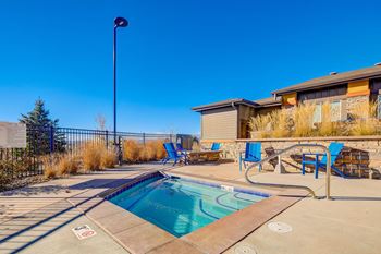 Spa and fire pit